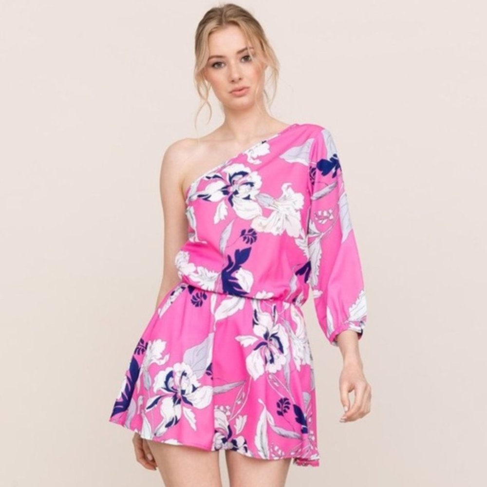 YUMI KIM Eastern Garden One Shoulder Dress NWT | Large